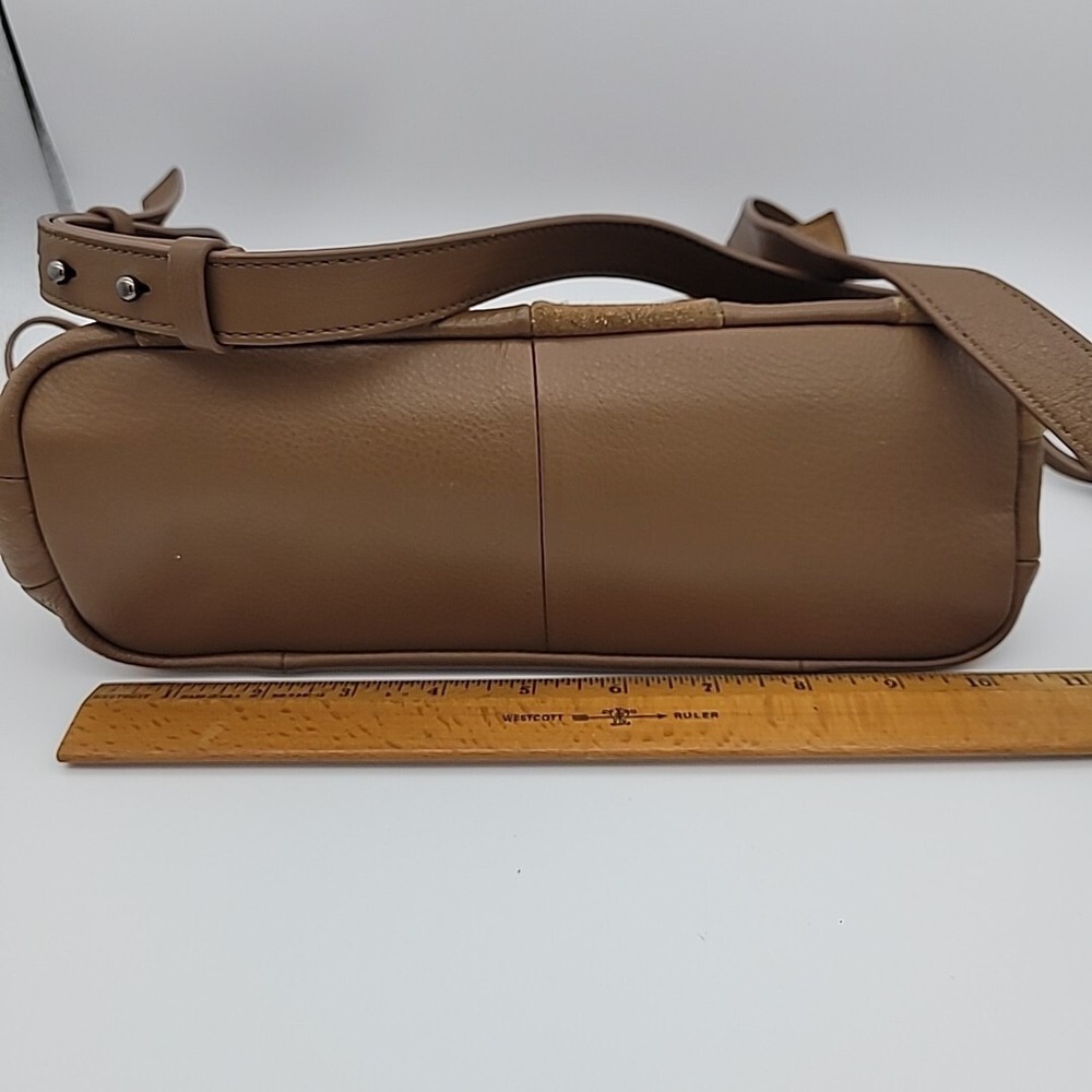 Vince‎ Camuto Dario Crossbody Brown Leather Suede Cinnamon Bark - Picture 15 of 16